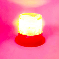 Support magnétique pour véhicule, utilisation sur autoroutes, routes, chantiers de construction, lumière d'avertissement LED en plastique alimentée par énergie solaire