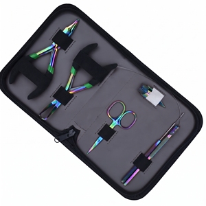 Juego completo de alicates para extensiones de cabello Micro Link, herramienta de crimpado para ajustar cuentas, removedor de anillos Nano, aplicador de gancho de bucle - Product Image 5
