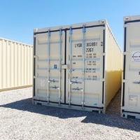 Conteneur maritime sec d'occasion 20 pieds 40 pieds 40HC High Cube en acier, dimensions internes personnalisables pour le stockage