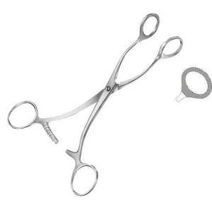 Pinzas Ovárias Doyen Atraumaticas Premium de 27 mm, Acero Inoxidable, Manuales, Certificadas ISO13485, Instrumentos de Ginecología Endochoice - Product Image 1