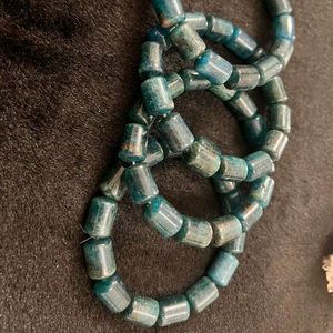 Pulsera de Apatita Natural en Tubo, Pulsera de Piedras Preciosas Curativas de Cristal, Joyería de Apatita Azul, Regalo de Meditación Reiki, Venta al por Mayor a Granel - Product Image 1