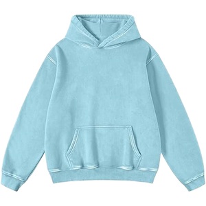 Sudadera con Capucha para Hombre, Estilo Acid Wash, Oversize, Streetwear, Algodón y Felpa, Logotipo Personalizado, Invierno, 300 GSM, Gruesa, Venta al Por Mayor - Product Image 1