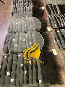 Perruques frontales Remy de 28 pouces les plus vendues de notre usine au Vietnam, texture bouclée/ondulée, style luxueux, extensions de cheveux humains bruts de 100g, les meilleures - Product Image 5