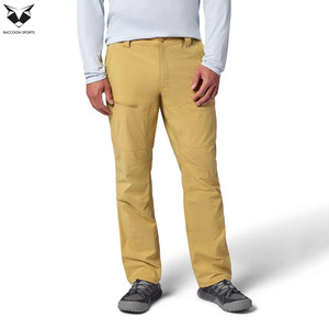 Pantalones de Pesca Amarillos Profesionales para Hombre, Ligeros, de Secado Rápido, Protección UV, Transpirables, para Senderismo y Deportes - Product Image 3