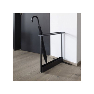 Premium OEM Gold Metal Umbrella Holder with Minimal Vertical Pattern for Stylish Home and Hotel Use - Product Image 3