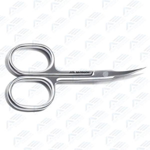 Ciseaux à ongles et à cuticules en acier inoxydable à pointe incurvée super tranchante de 3,5 pouces pour une coupe précise des ongles des doigts et des orteils - Product Image 3