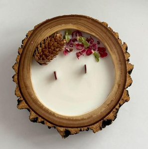 Portavelas Artesanales de Madera Natural Marrón de Primera Calidad, Forma Personalizada, Decoración para el Hogar, Bodas y Navidad - Product Image 4