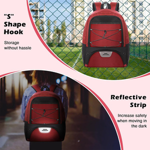 Sacs à dos de football avec logo personnalisé, sacs d'équipe sportive, équipement d'entraînement de football, fabricant OEM Pakistan, exportation mondiale - Product Image 6