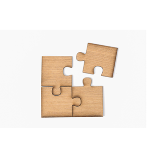 Wholesale Custom Hotel <b>Breakfast</b> Tea & Coffee Cup Wooden Puzzle Coaster Elegant 4 Pieces <b>Set</b> In Wholesale - Product Image 1