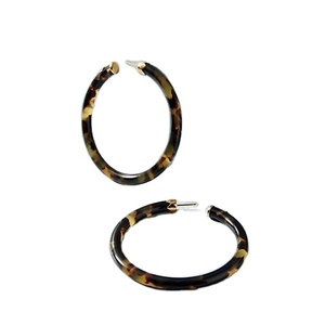 Résine blanche fabriquée en usine Design résine et bois fille peinture boucles d'oreilles légères bijoux collier bijoux de mode - Product Image 6
