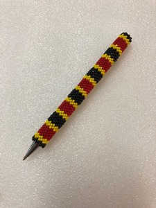 Bolígrafos Personalizados con Bordado de Cuentas, Patrones Vibrantes de Cuentas de Semillas, Hechos a Mano, Únicos, Decorativos, para Oficina, Collage, Escuela - Product Image 5