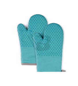 Gants de four épais résistants à la chaleur pour l'hiver, mitaines à pois, isolation pour micro-ondes, ustensiles de cuisson, accessoires de cuisine - Product Image 4