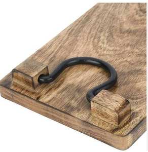 Newly Arrival Wooden <b>Tray</b> with Handle Natural Polished Solid Wooden Serving <b>Tray</b> - Product Image 4