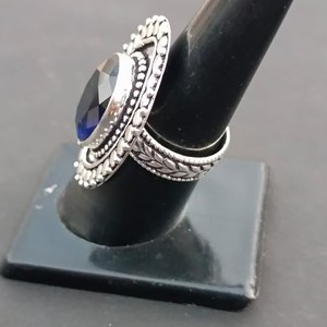 Beautiful Tanzanite <b>Ring</b> 925 Sterling Silver Handmade Jewelry Gift For Women Birthday Luxury Elegant Design - Product Image 3