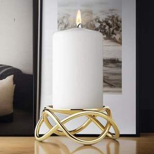 Porte-bougie doré moderne avec pot à bougie de qualité supérieure, accessoire de décoration élégant pour la maison, idéal pour les mariages, les fêtes, Pâques, au prix le plus bas - Product Image 5