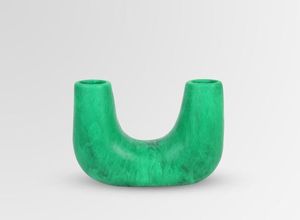 Florero Moderno de Resina con Forma de Lazo - Florero de Mesa Estético de Tubo Alto Hecho a Mano, Ecológico, Personalizable en Tamaño y Color para el Hogar - Product Image 3