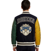 Veste universitaire pour homme de haute qualité, personnalisable ODM/OEM, broderie personnalisée, patchs en chenille, veste en laine, vente en gros