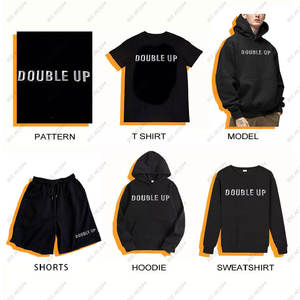 Sweat-shirts à capuche unisexe vierges de haute qualité en molleton, style streetwear, 100% coton French Terry, coupe courte pour homme, épais - Product Image 5