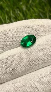 Esmeralda Zambiana Natural Verde, Corte Ovalado, Calidad AAA, para Joyería, Precio al por Mayor, en Lotes - Product Image 3
