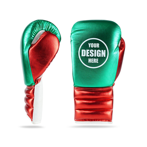 Guantes de Boxeo Personalizados de Cuero Brillante para Niños, Guantes de Boxeo al por Mayor para Adultos con Diseño Personalizado, Guantes para Hombre Hechos en Pakistán - Product Image 2