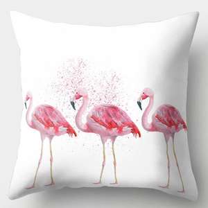 Funda de Almohada Unisex de Color Sólido Personalizada con Estampado de Hojas de Dibujos Animados, 100% Algodón, Cómoda, para Decoración del Hogar - Product Image 2