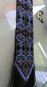 UNIQUE Ukrainian Gerdan Necklace |Chunky|Ethnic |Tribal |<b>Bead</b> Necklace |Unique |African Woman Necklace with earring,for gifted - Product Image 2