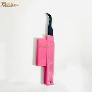 Bellus International Japanese Stainless Steel Smooth Tip Durable Eyelash Extension Tweezers Firm Grip 0.030.10mm Volume <b>Lashes</b> - Product Image 6