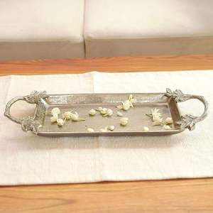 Bandeja Rectangular de Aluminio Hecha a Mano de Alta Gama, Ecológica, para Servir, Venta al por Mayor, Lujosa, para Aperitivos, Frutas, Comida, Desayuno, Cocina - Product Image 3