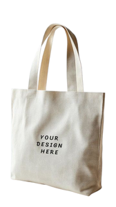 Sac fourre-tout en toile de coton robuste |   Sac fourre-tout en coton robuste |   Sacs de courses réutilisables en coton en gros - Product Image 1
