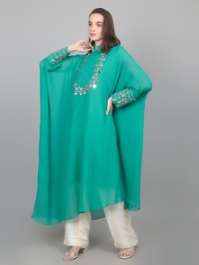 Colección Perfect Glamorous para Fiestas, Estilo de Moda, Kaftán GGT para Mujer con Trabajo de Espejos, Corte Elegante - Product Image 6