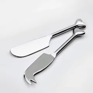 Ensemble de couteaux à fromage artistiques en acier inoxydable, outils de découpe de fromage, kit de service de cuisine, préparation alimentaire - Product Image 6