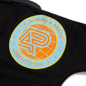 Kimono de BJJ Negro 100% Algodón, 500g de Peso de Tela, Logotipo Serigrafiado (Delantero/Izquierdo/Derecho de las Mangas), Unisex, para Entrenamiento y Competición - Product Image 3
