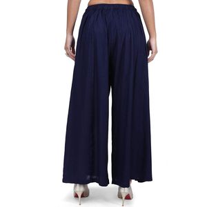 Pantalon décontracté pour femme, respirant, taille haute, coupe large, avec fermeture élastique, style droit ample pour le printemps - Product Image 3