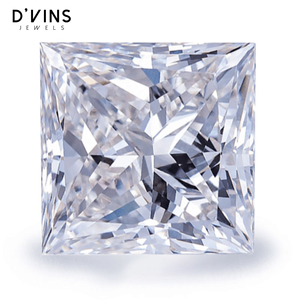 Diamantes cultivados en laboratorio D'VINS JEWELS, corte princesa, 1ct-5ct, color G, VVS, VS, para la fabricación de joyas. - Product Image 1