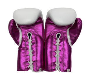 Gants de boxe Super Qualité No Boxing No Life, à doigts entiers, avec fermeture à lacets réglable, pour l'entraînement. - Product Image 3