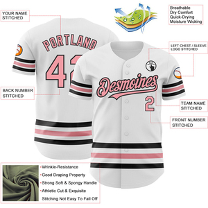 เสื้อเบสบอลแบบกำหนดเอง พิมพ์ลายแบบซับลิเมชั่น ปักชื่อและหมายเลขส่วนตัว ชุดยูนิฟอร์มทีม OEM สำหรับผู้ชาย ผู้หญิง และเยาวชน - Product Image 3