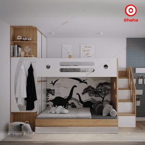 Lit superposé intelligent Ohaha avec armoire intégrée - GTTM043 - Product Image 2