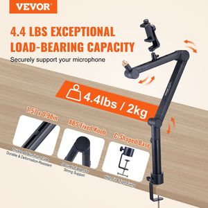 Braccio per Microfono Regolabile da Scrivania con Rotazione a 360 Gradi, Adattatore Universale 3/8 5/8, Supporto Flessibile - Product Image 2