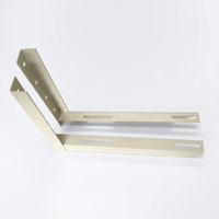 Support mural flottant robuste EKE1HP 1HP, support mural en L en métal thermolaqué pour décoration murale moderne