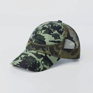 Gorra de camuflaje estilo jungla más vendida para hombre y mujer, gorra de tela antidesgarro, gorra de camuflaje para exteriores con logo bordado de fábrica. - Product Image 4
