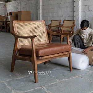 Chaises de salle à manger modernes avec structure en bois, empilables, écologiques, rembourrées, sièges confortables pour la maison, la cuisine, les restaurants, les cafés - Product Image 6