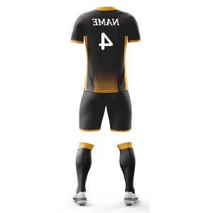 Soccer Jersey Football Suit Digital Printed Custom Logo Hot Selling Uniform Kits Sportswear <b>Athletic</b> Compression Kits - Product Image 3