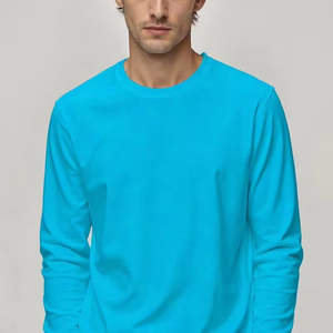 เสื้อยืดพรีเมียมผู้ชายคุณภาพดี 100% ผ้าฝ้าย คอกลม แขนยาว สไตล์สตรีทแวร์ลำลอง พิมพ์ลาย 3 มิติ - Product Image 1