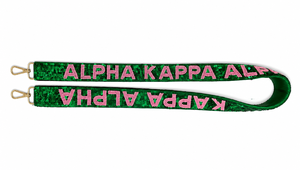 Sangles de ceinture personnalisées avec lettres grecques perlées, accessoires promotionnels, logo personnalisé pour sororité, tailles ajustables pour les étudiantes. - Product Image 2