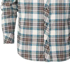 Camisa de Franela para Motociclista, Unisex, de Manga Larga, Transpirable, con Protección CE, Diseño a Cuadros, Color Personalizado, 100% Algodón, Nueva Tendencia, Alta Calidad - Product Image 5