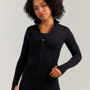 Sudadera con Cierre y Logotipo Personalizado, Diseño Ajustado, Material Transpirable para Mujer - Product Image 2