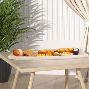 Bandeja Decorativa de Madera de Lujo con Portavelas de Cerámica en Forma de Calabaza, Decoración Rústica para Mesa - Product Image 5
