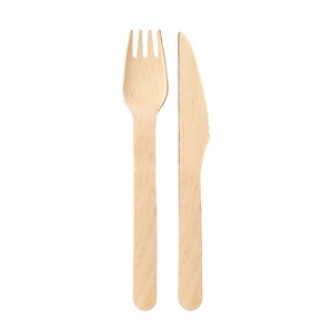 Couteau compostable de 155 mm pour l'emballage de restaurants et de plats à emporter, idéal pour les steaks, les sandwichs et les services de repas, lot de 25 pièces, collection 2026 - Product Image 1