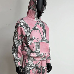 Econex Sports Pour Homme Worldwide Cupid Print Windproof Lightweight Polyester/Cotton 2 1 Hooded Sweatshirt Full Tracksuit - Product Image 2