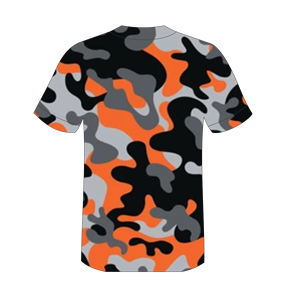 Maillot de baseball personnalisé pour homme, imprimé camouflage, col en V, manches courtes, polyester sublimé anti-humidité - Product Image 6